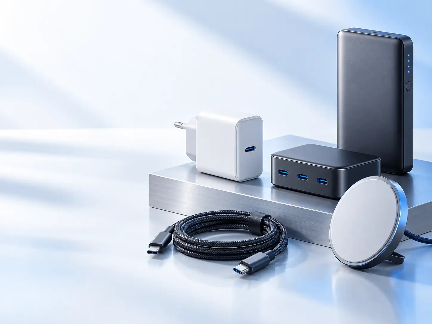 Chargeur, câble et power bank pour appareils mobiles